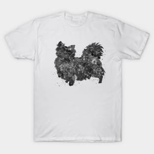 chihuahua long hair black and white T-Shirt